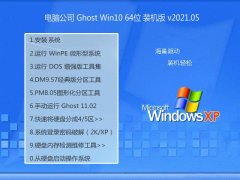 电脑公司Windows10 64位 纯净装机版 2021.05